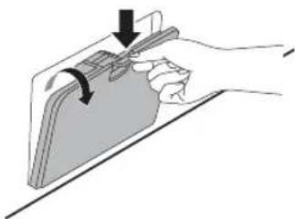 LG V9WD128H2 - Reinigen des Abflusspumpenfilters und Durchführung einer Notentwasserung - 1