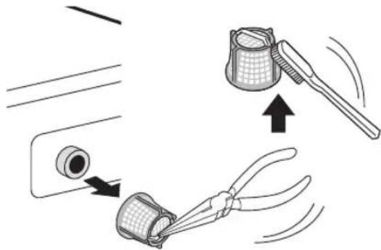 LG V9WD128H2 - Pulizia del filtro di mandata dell'acqua - 2