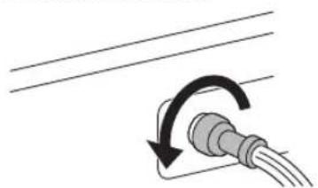 LG V9WD128H2 - Reinigung des Filters am Wasserzulauf - 1