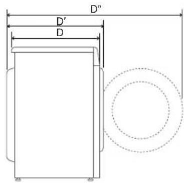 LG V5WD96TW0 - Abmessungen(mm) - 2