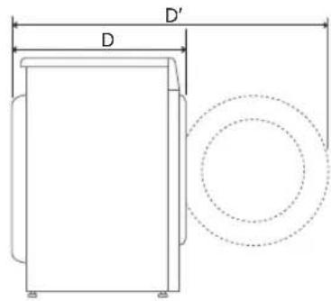 LG F11WM17TS2 - Dimensioni(mm) - 2