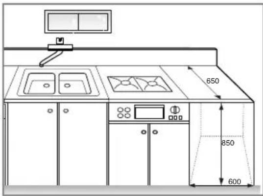 LG WD16331FDK - Dégagement supplémentaire : - 1