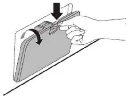 LG F4WM309WE - Nettoyer le filtre de la pompe de vidange et exécuter une évacuation d'eau d'urgence - 1