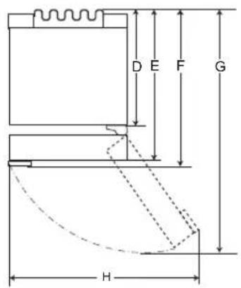 LG GBB71SWEGN - Dimensioni e distanze - 2