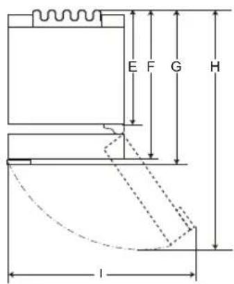 LG GBP62SWXCC - Dimensiones y separaciones - 2