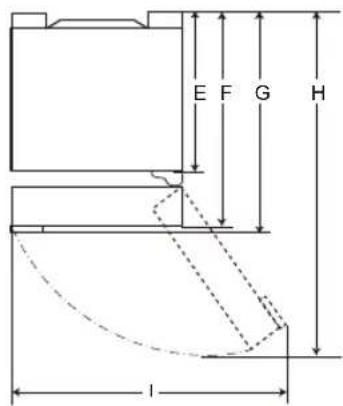 LG GBP62SWXCC - Dimensiones y separaciones - 3