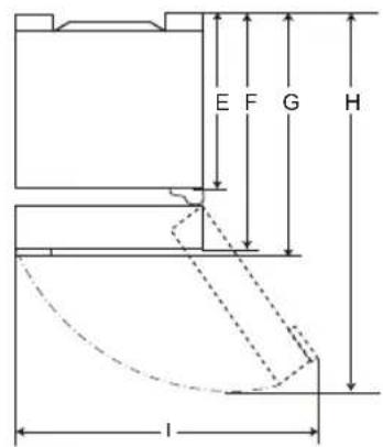 LG GBB72MCEGN - Abmessungen und Abstände - 3