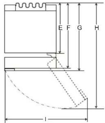 LG GBB72MCEGN - Dimensjoner og klaring - 2