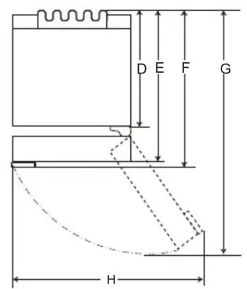 LG GBB71PZEGN - Mitat ja vapaa tila - 2