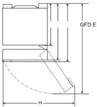 LG GBB71MCEGN - Dimensioni e distance - 3