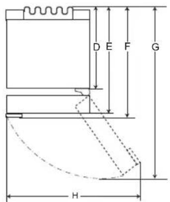 LG GBB71MCEGN - Dimensioni e distance - 2