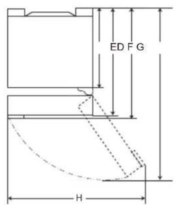LG GBB71MCEGN - Dimensiones y separaciones - 3