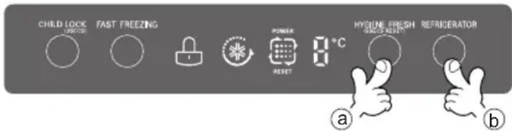 LG GRM802GVHW - COMMANDES POUR LE COMPARTIMENT RÉFRIGÉRATEUR - 1