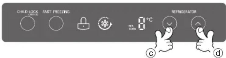 LG GRM802GVHW - COMMANDES POUR LE COMPARTIMENT RÉFRIGÉRATEUR - 2