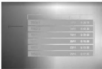 LG DR4810PVL - Using the Title List - 1