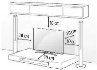 LG 65UH8509 - Montaje en una mesa - 1