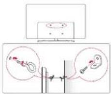 LG 60UH7709 - Securing the TV to a wall - 1
