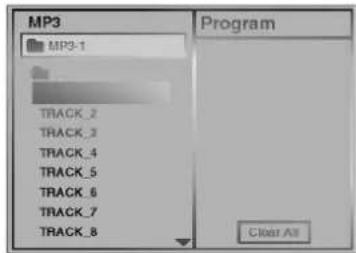 MP3 MP3-1 TRACK_2 TRACK_3 TRACK_4 TRACK_5 TRACK_6 TRACK_7 TRACK_8 Program Clover All