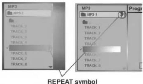 LG DA3530A - To play an MP3 file repeatedly - 1
