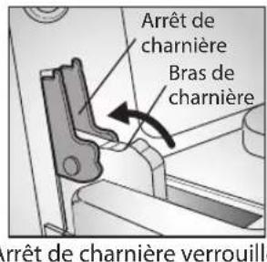 LG LSWS309BD - Remettre en place la porte - 2