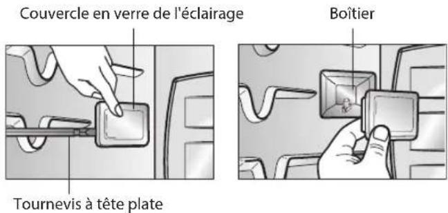 LG LSWS309BD - Remplacer l'éclairage sur le mur latéral - 1