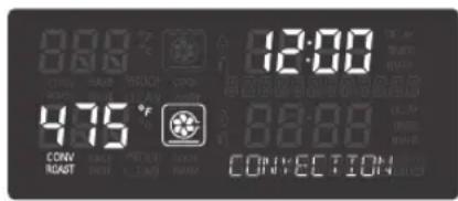 LG LSWS309BD - Displays for the CONV. ROAST mode - 1