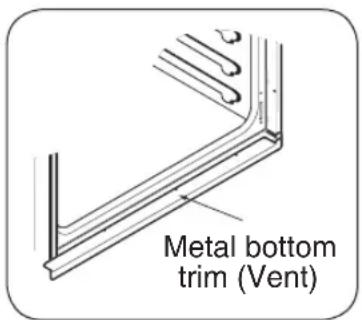 LG LSWS309BD - - Keep oven vent ducts unobstructed. - 1