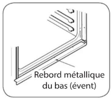 LG LSWS309BD - Maintenir les conduites des évents du four débloquées. - 1