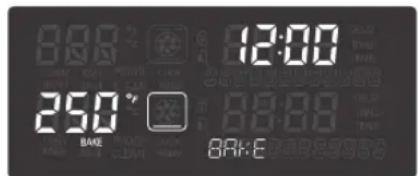 LG LSWS309BD - Displays for the BAKE mode - 1