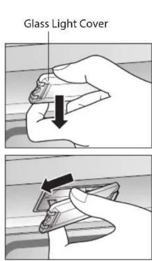 LG LSWS309BD - Replacing Lamp on Top Wall - 1