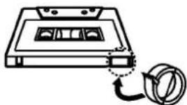 LG LPCLM440A - Remarques sur les cassettes Protection de I'enregistrement - 2