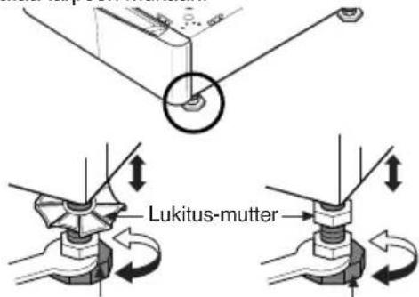 LG LWP277V - PESUKONEEN TAI PESUKONE-KUIVAAJAN ASENTAMINEN - 2