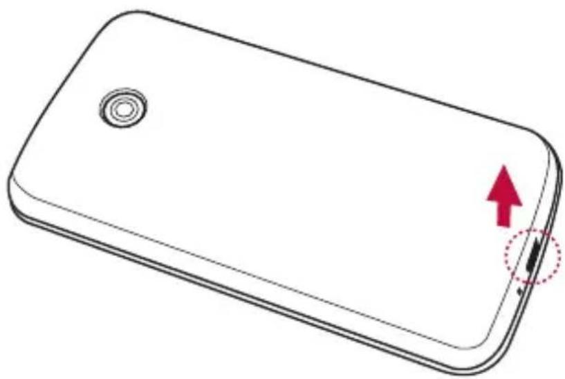 LG LGG420 - Installing the SIM Cards - 3