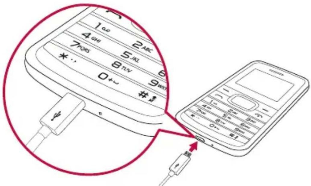 LG LGG420 - Charging the phone - 1