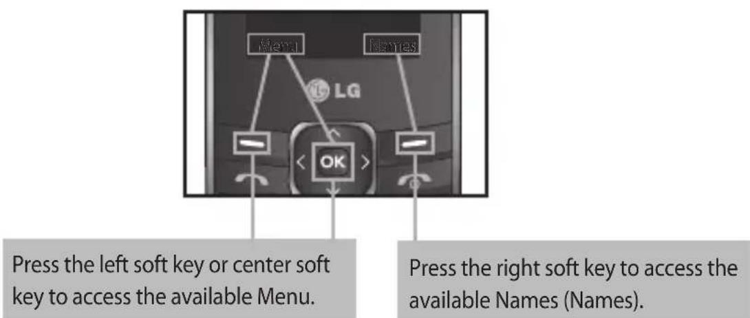 LG A165 - Selecting functions and options - 1