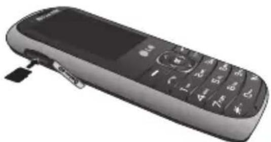 LG A165 - Installing a Memory Card - 1