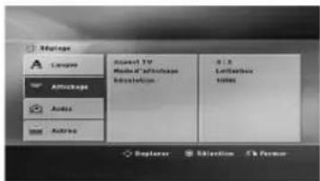 LG ARX5500 - Réglage des paramètres - 2