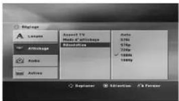LG ARX5500 - Réglage de la résolution - 3