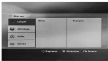LG ARX5500 - Réglage des paramètres - 1