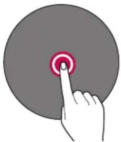 LG LMW315 - Touching and holding - 1