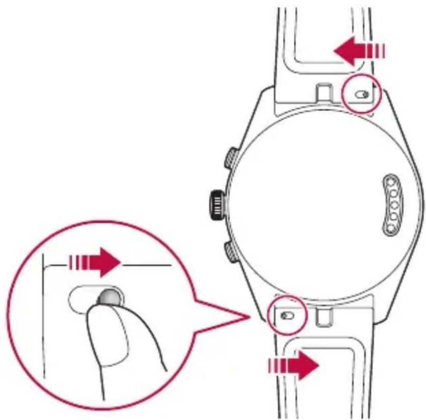 LG LMW315 - Prévu pour bracelets interchangeables - 1