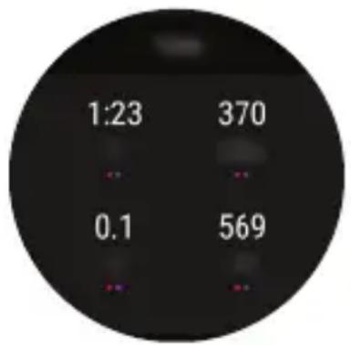 LG LMW315 - Affichage de votre rapport d'entraînement - 1