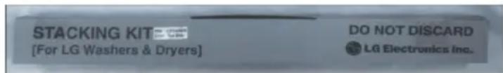 LG RV1329C4T - Stacking kit - 1