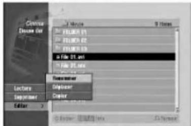 LG RH7927CML - Options du menu vidéo - 1