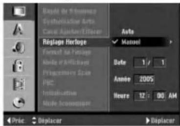 Bande de l'ouvrage Systéculiste Arts Cause Aportant/Eiterer Auto Réglage Heritage Format sa Pétage Mode d'Affiliation Prégière Scien PNC Initiérations Mode Accretioner Auto Manual Date 1/1 Année 2005 Time 12:00 AM Pric. Deplacer Déplacer