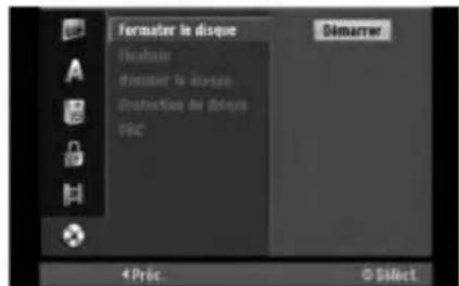 LG RH1777MS - Formatage du disque - 1