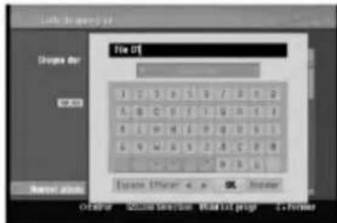 LG RH1777MS - Attribution de nom à un fichier sur le disque dur ou la carte mémoire*1 - 2