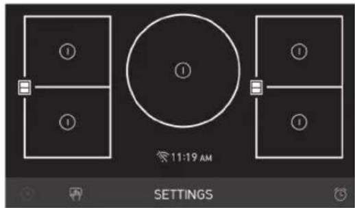 LG SKSIT3601G - Using the Dual Cooking Zone - 1