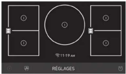 LG SKSIT3601G - Activation de la zone de cuisson flexible - 1