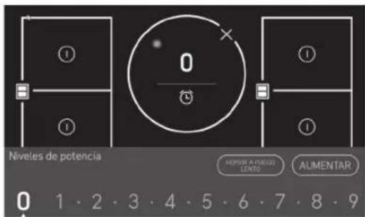 LG SKSIT3601G - Activar la zona de cocción doble - 1